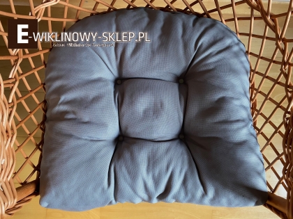 Poduszka na siedzisko szara